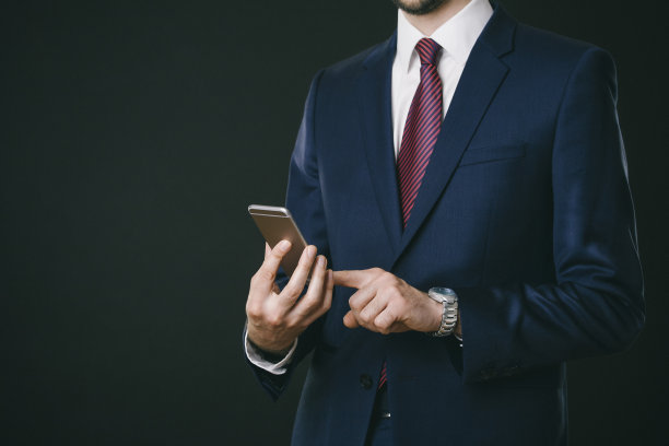 商人使用未来的手机图片下载