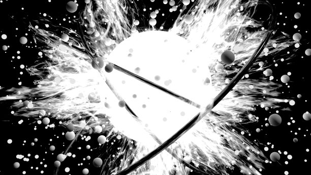 抽象的原子结构图片下载