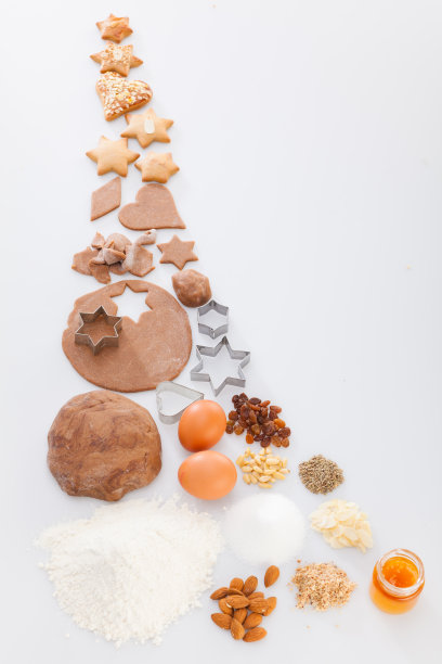 烘焙配料圣诞贺卡图片下载