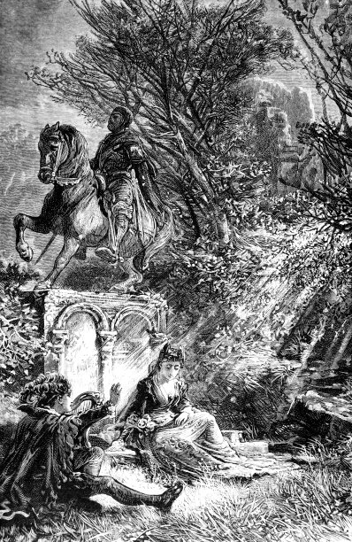 塞缪尔·泰勒·柯勒律治《爱》民谣插画图片下载