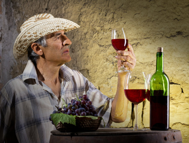 人品尝葡萄酒图片下载