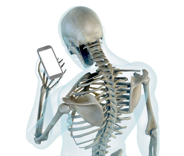 人体解剖显示错误的使用手机姿势图片下载