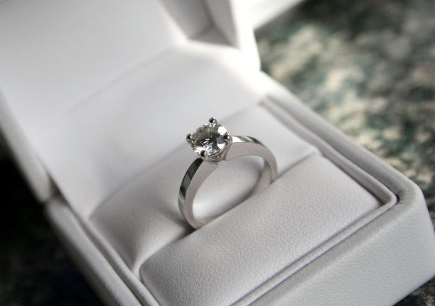 钻石订婚戒指图片下载