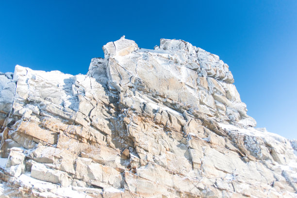 辛特图克斯冰川齐勒河谷的雪山峰顶图片下载