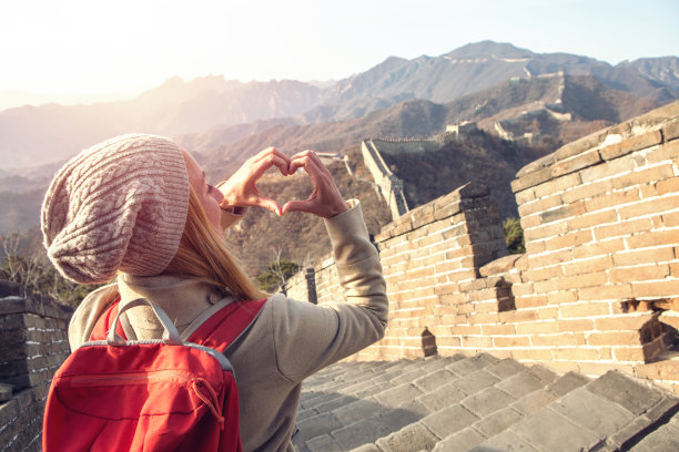 热爱中国长城素材图片