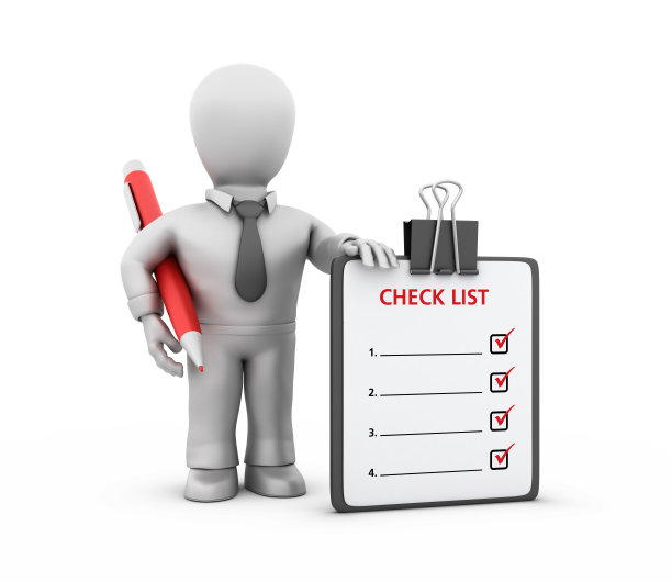 商人核对清单图片下载