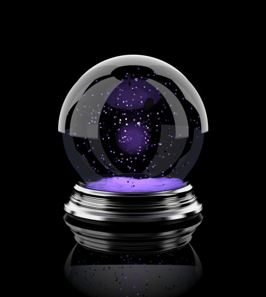 魔法玻璃圣诞球图片下载