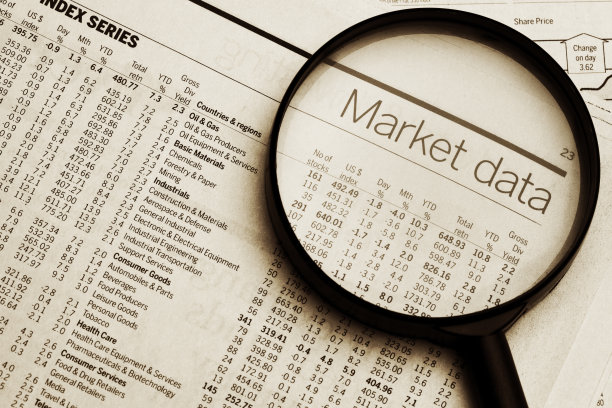 市场数据文件上的放大镜图片下载