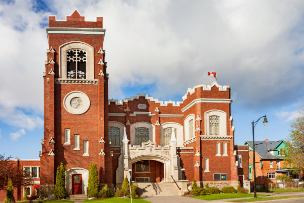 加拿大安大略省桑德湾的圣保罗联合教堂图片下载