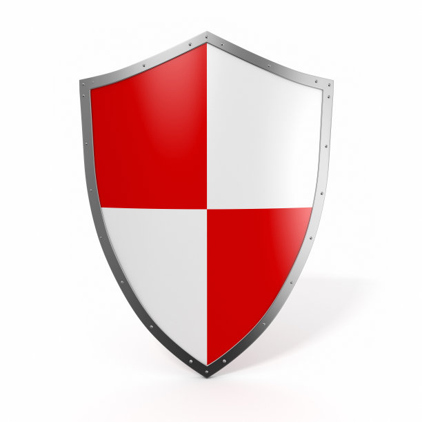 红色的盾图片下载