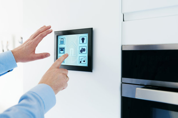 物联网壁挂式智能家居展示素材图片