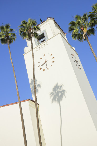 钟楼-联合车站-洛杉矶图片下载