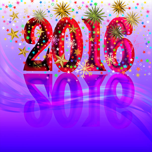 2016年圣诞快乐，新年快乐图片下载