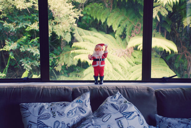 复古圣诞娃娃装饰图片下载