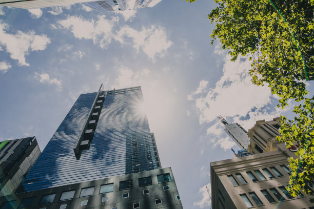 澳大利亚墨尔本的摩天大楼素材图片