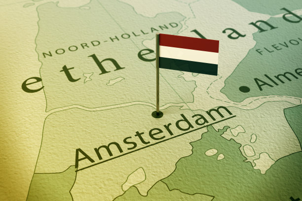 荷兰阿姆斯特丹国旗徽章地图年份图片下载