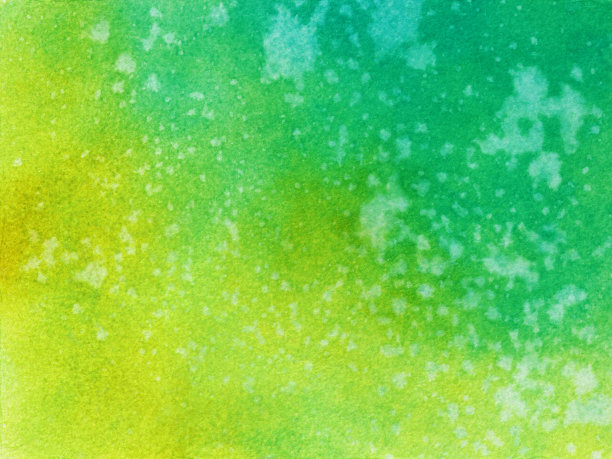 蓝，黄，绿，手绘背景图片下载