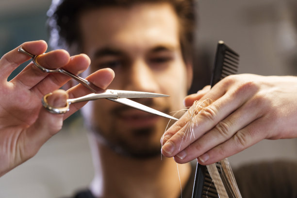 头发剪素材图片