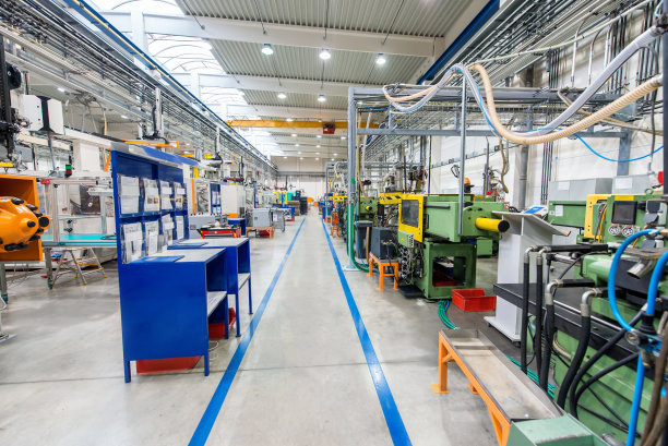 未来工厂的过道图片下载