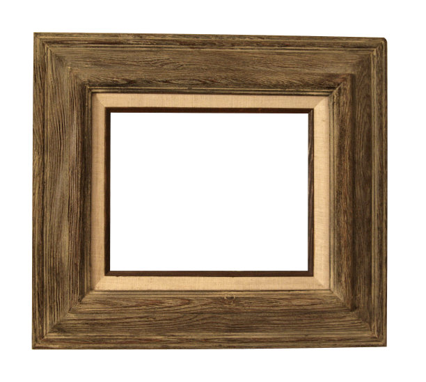 旧木框架-孤立图片下载