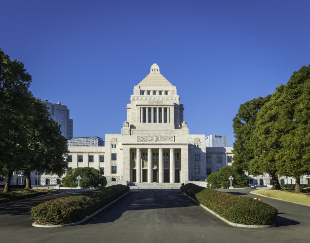 日本国会大厦位于东京图片下载