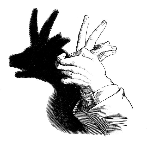 暗影术的古董插图:岩羚羊图片下载