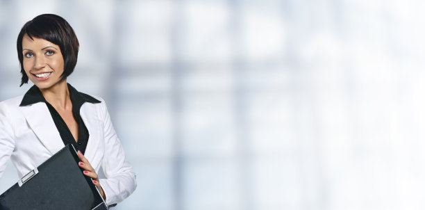年轻美丽的女商人图片下载