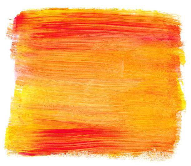 红黄橙水彩背景图片下载