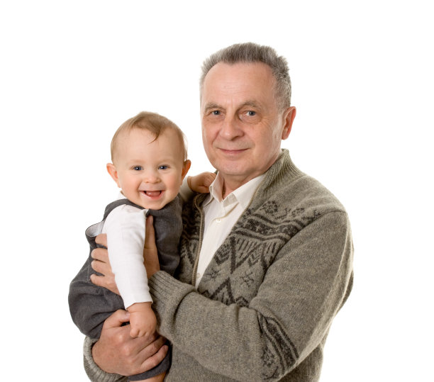 祖父和他的孙子图片下载