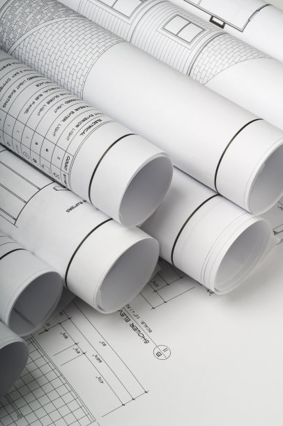 房屋建设蓝图图片下载