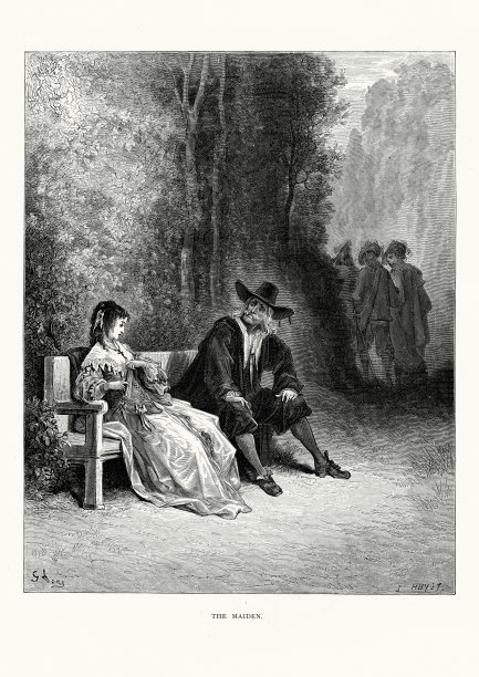 拉封丹的寓言-少女图片下载