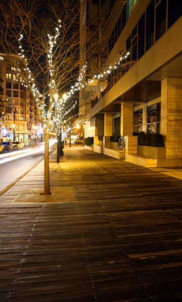 波特兰发光的人行道图片下载