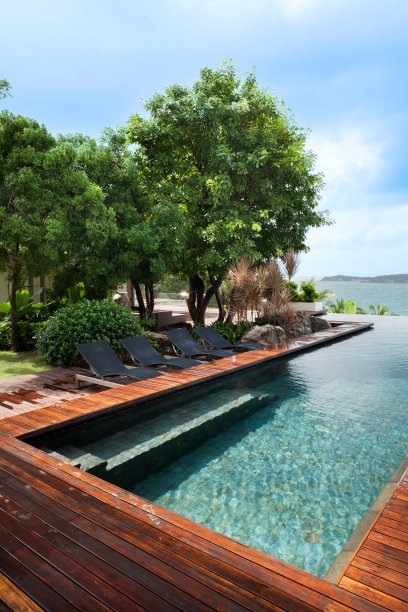 岛别墅游泳池图片下载