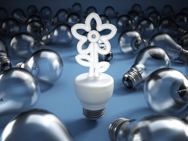 节能型花型荧光灯图片下载