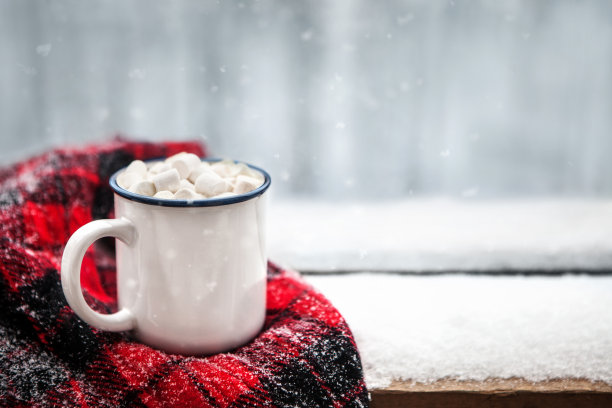 冬天的热巧克力素材图片