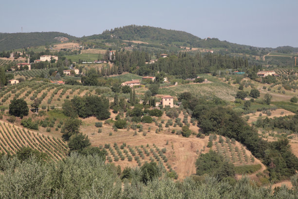 圣吉米尼亚诺附近的托斯卡纳乡村图片下载