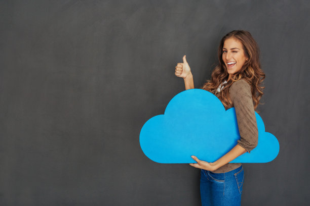 为云计算点赞素材图片