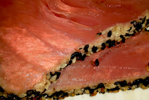 烤金枪鱼片图片下载