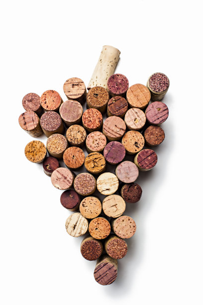 葡萄软木塞的安排图片下载