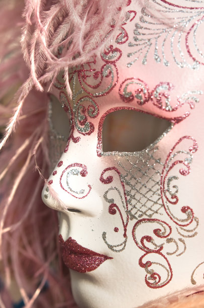 粉红色的面具图片下载