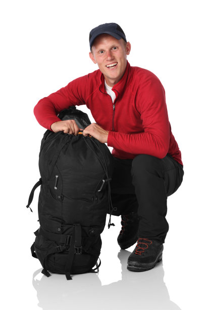 与背包徒步旅行者图片下载
