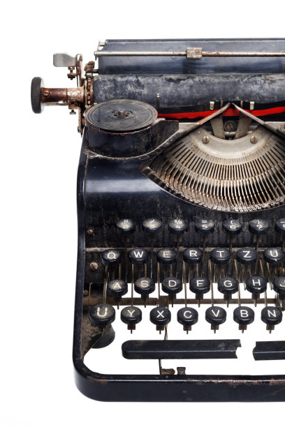 老式手动打字机，又脏又生锈图片下载