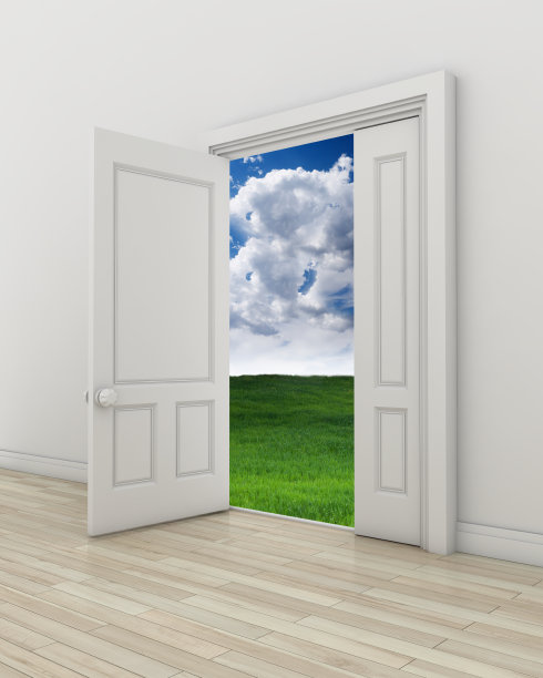 开着的门图片下载