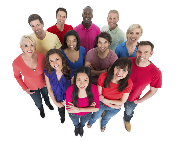 一群人的俯视图图片下载