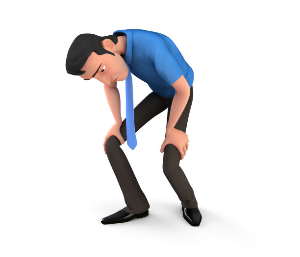 精疲力尽的商人图片下载