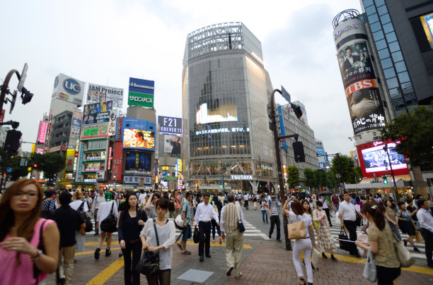 东京的城市生活图片下载