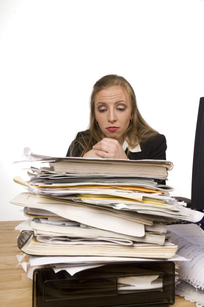 文书工作忙得不可开交图片下载