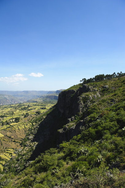 非洲风景的全景照片图片下载