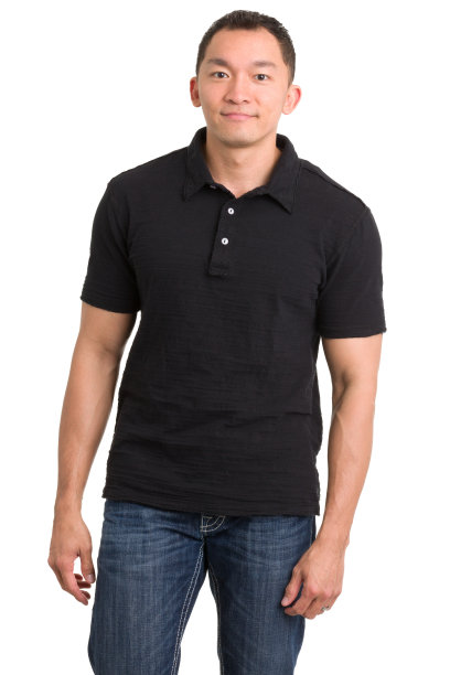 休闲亚洲男人站立图片下载