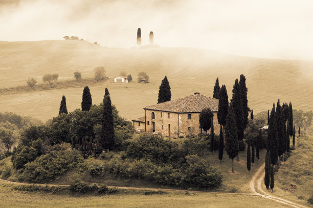 农场在托斯卡纳图片下载